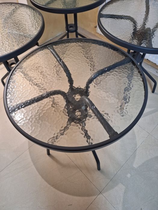 măsuțe de sticlă de grădină