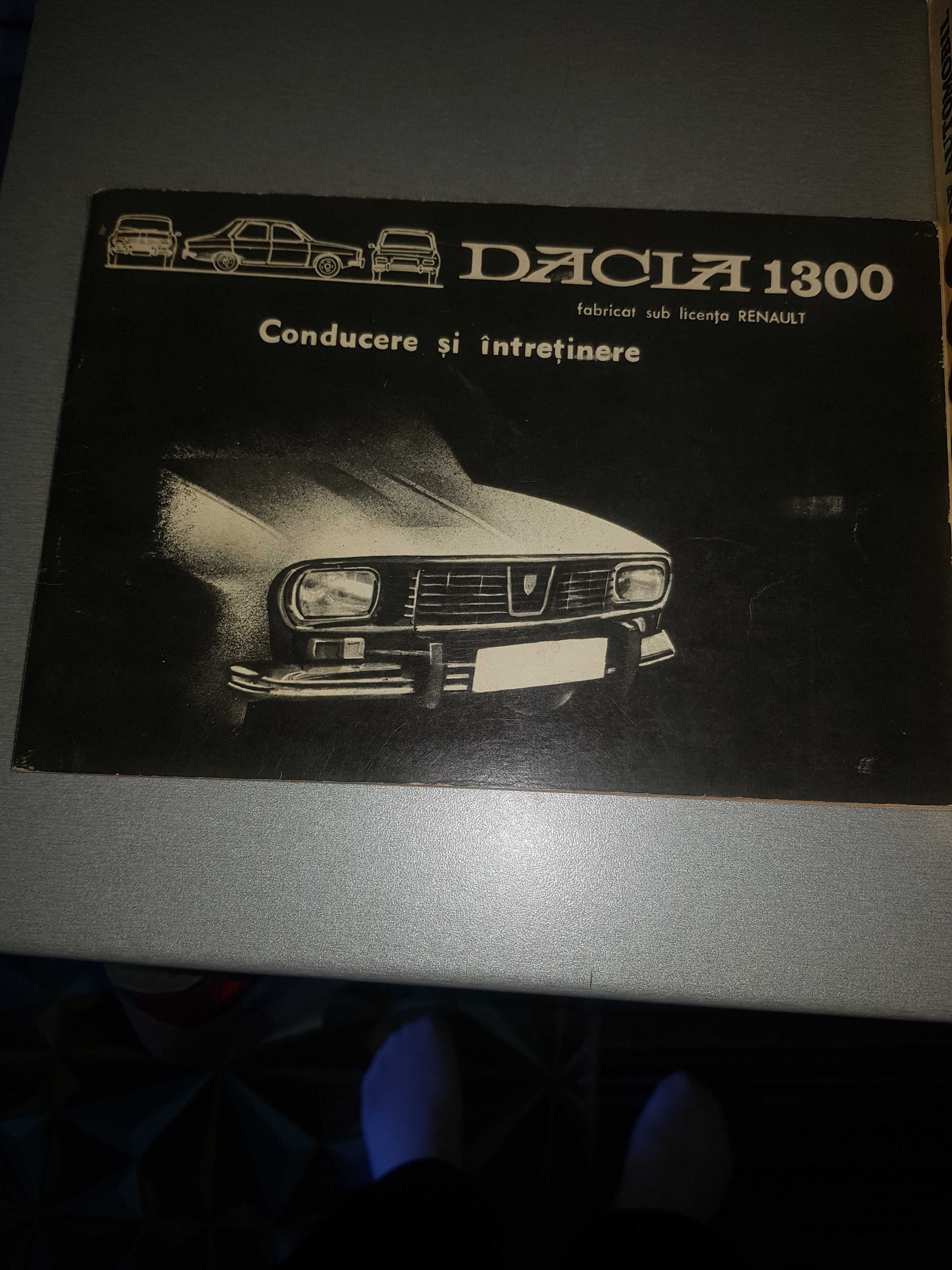 Carte tehnică Dacia 1300 , ediția 1975