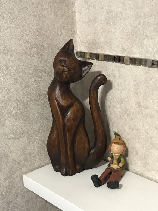 Сувенир кошка, новый, 34 см