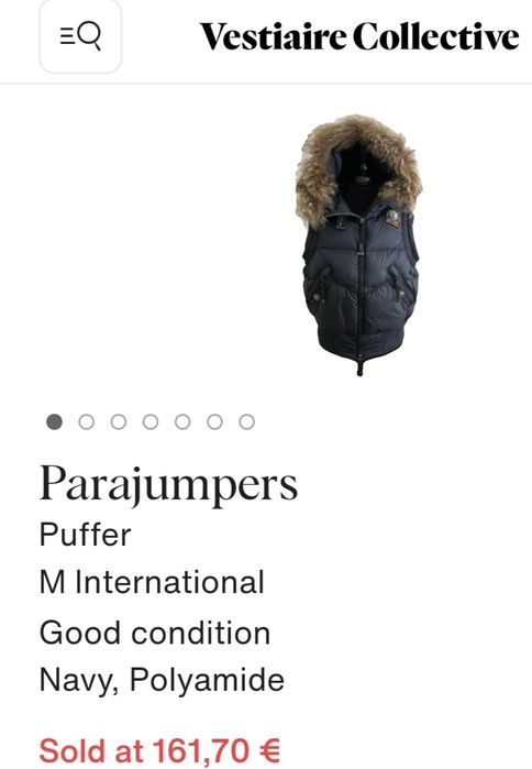 Vesta de munte dama Parajumpers puf de gâscă,mărime XL