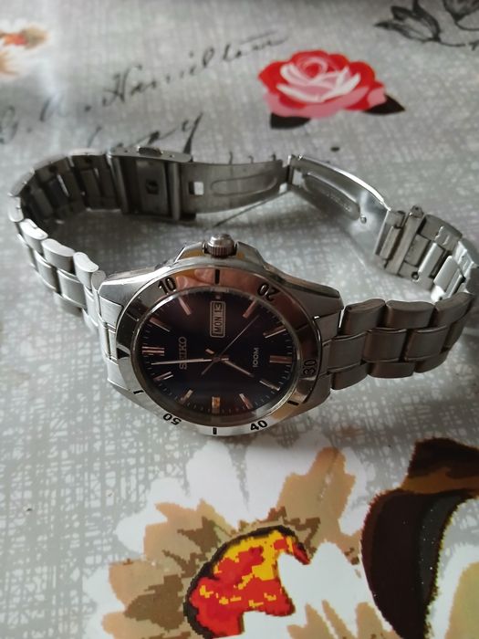 Seiko quartz bărbați impecabil