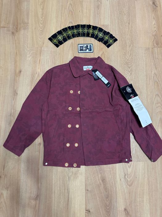 Supreme Stone Island Reactive Ice Camo Ripstop Jacket