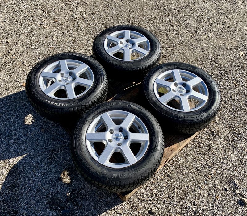 Алуминиеви джанти 15" 5x112+ЗИМНИ ГУМИ 195/65/15 за Vw,Audi,Skoda,Seat