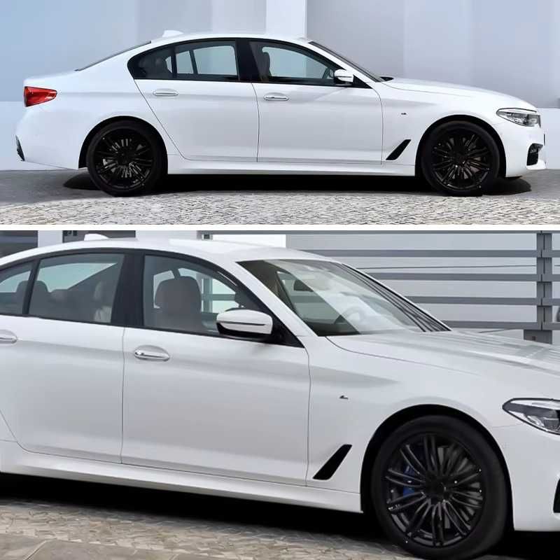 Extensii Ornamente Aripi Laterale BMW Seria 5 G30 G31 38, Negru Lucios