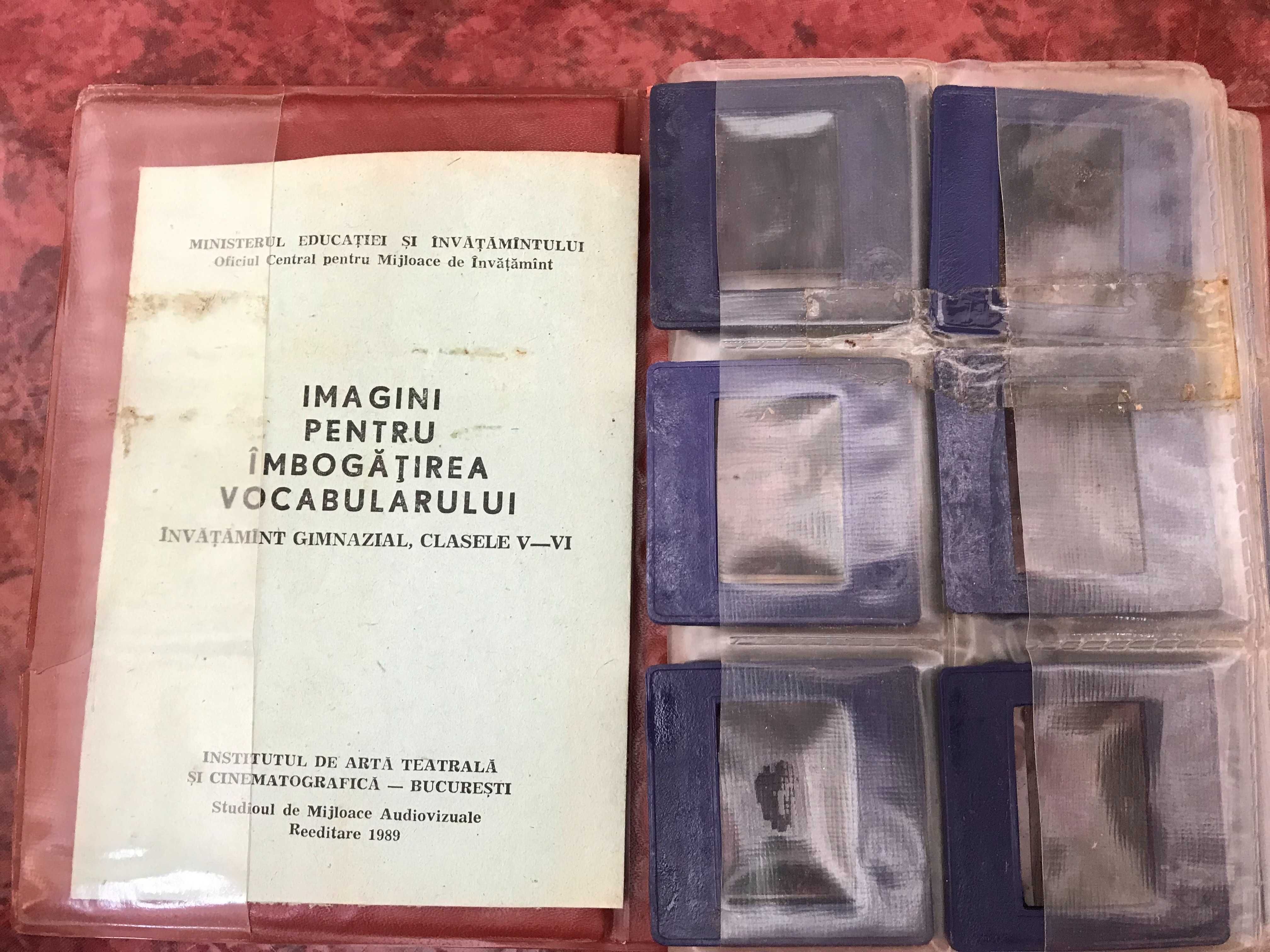 Diapozitive  Imagini Imbogatirea Vocabularului - 44 Buc. - 1989