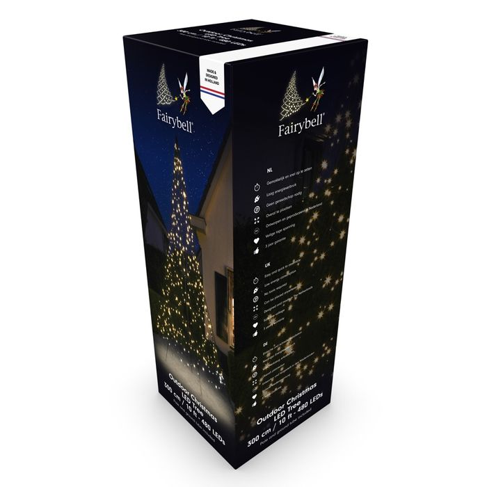 Vind Brad de Craciun din PVC 300 cm