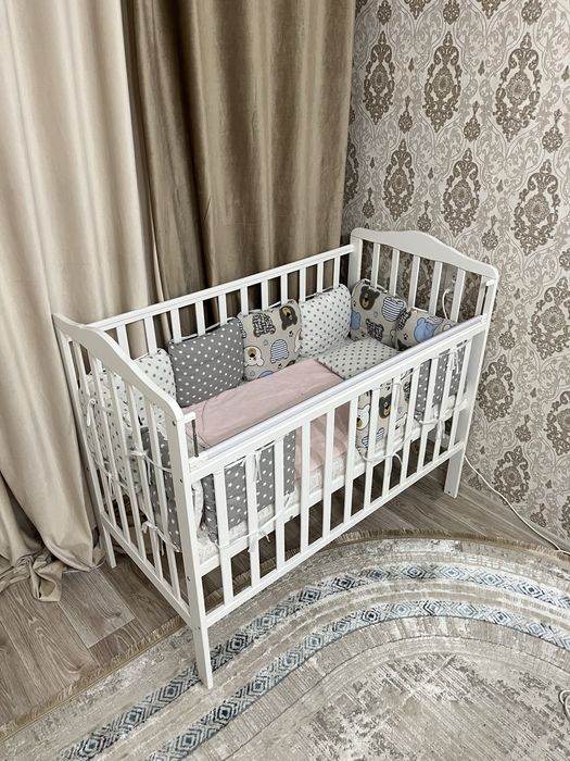 Детская кровать как новый