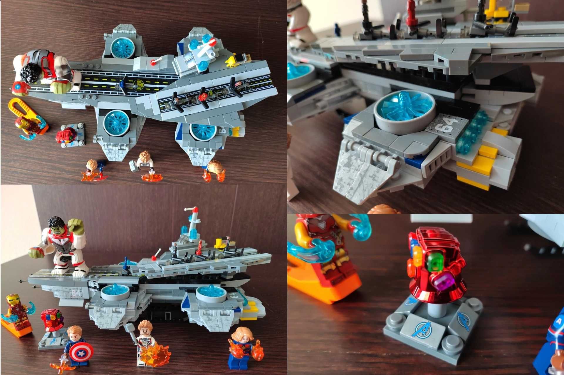 Tip lego marvel nava portavion Avengers Helicarrier adaptare 76042