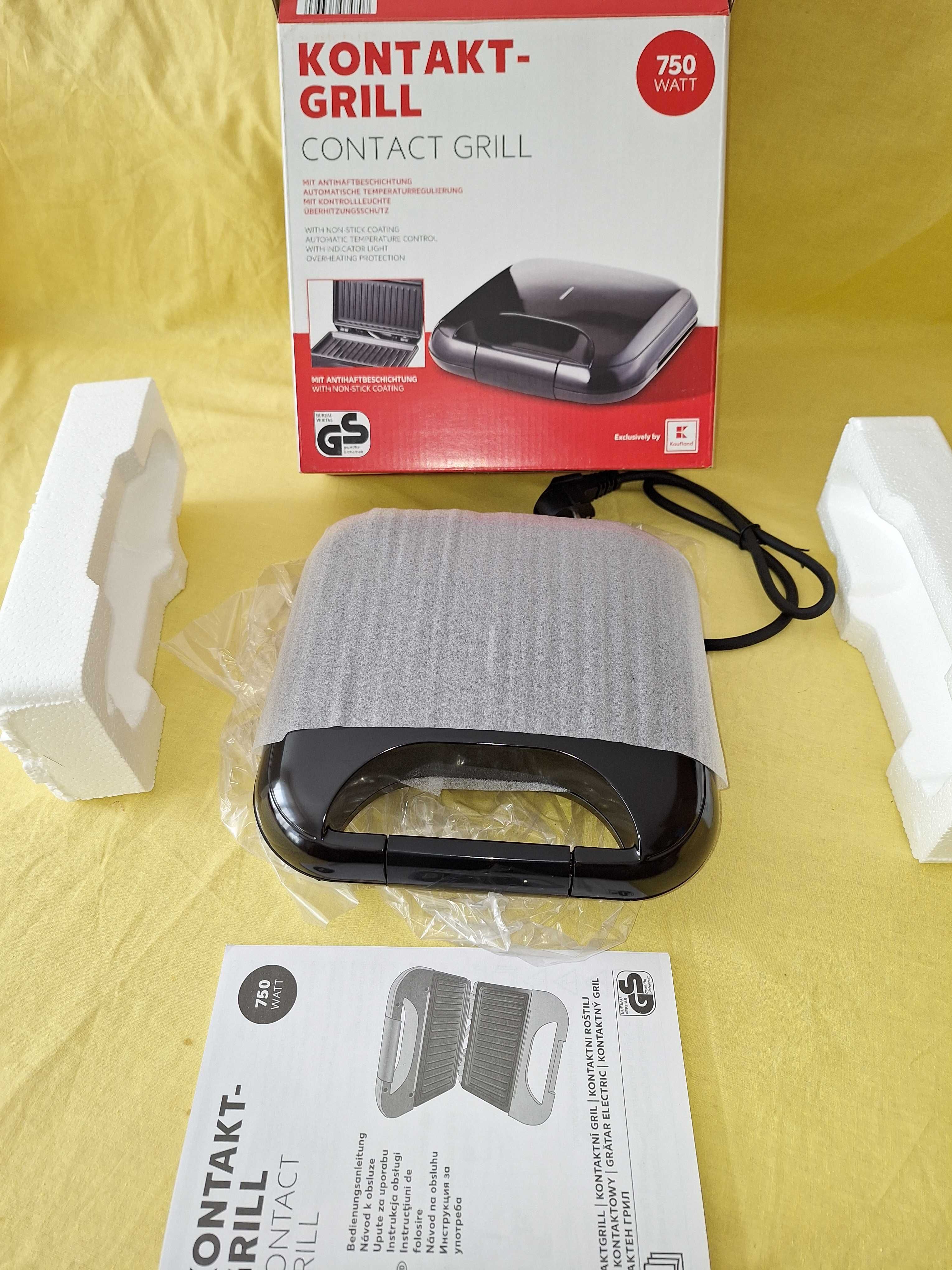 Gratar GRILL electric, putere 750 W, strat anti aderent