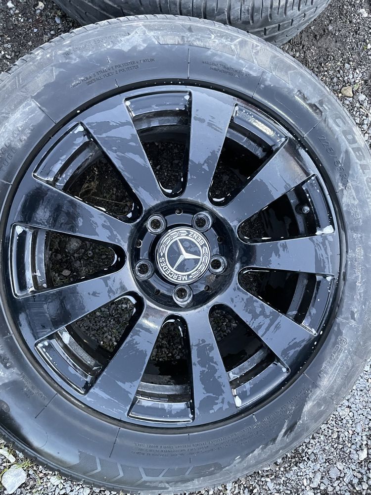 4Броя оригинални алуминиеви джанти за Mercedes 5x112 16цола