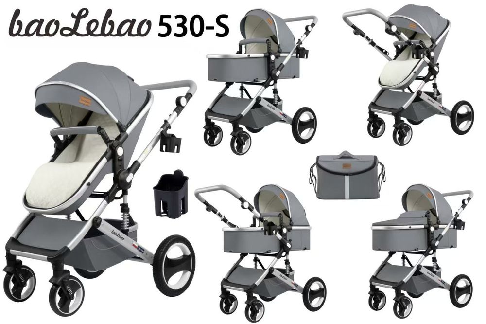 Коляска 2 в 1 BaoLebao 530-S