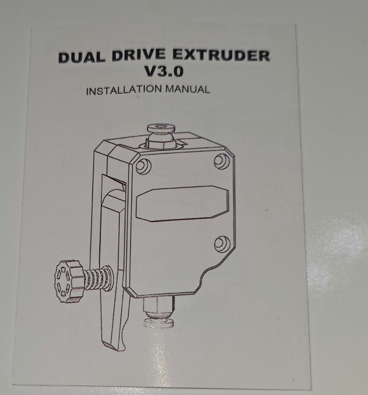 Extruder Bowden cu dublă unitate V3