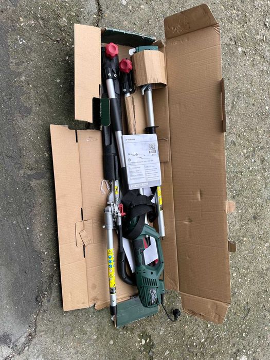 Parkside 2в1 телескопичен храсторез и трион