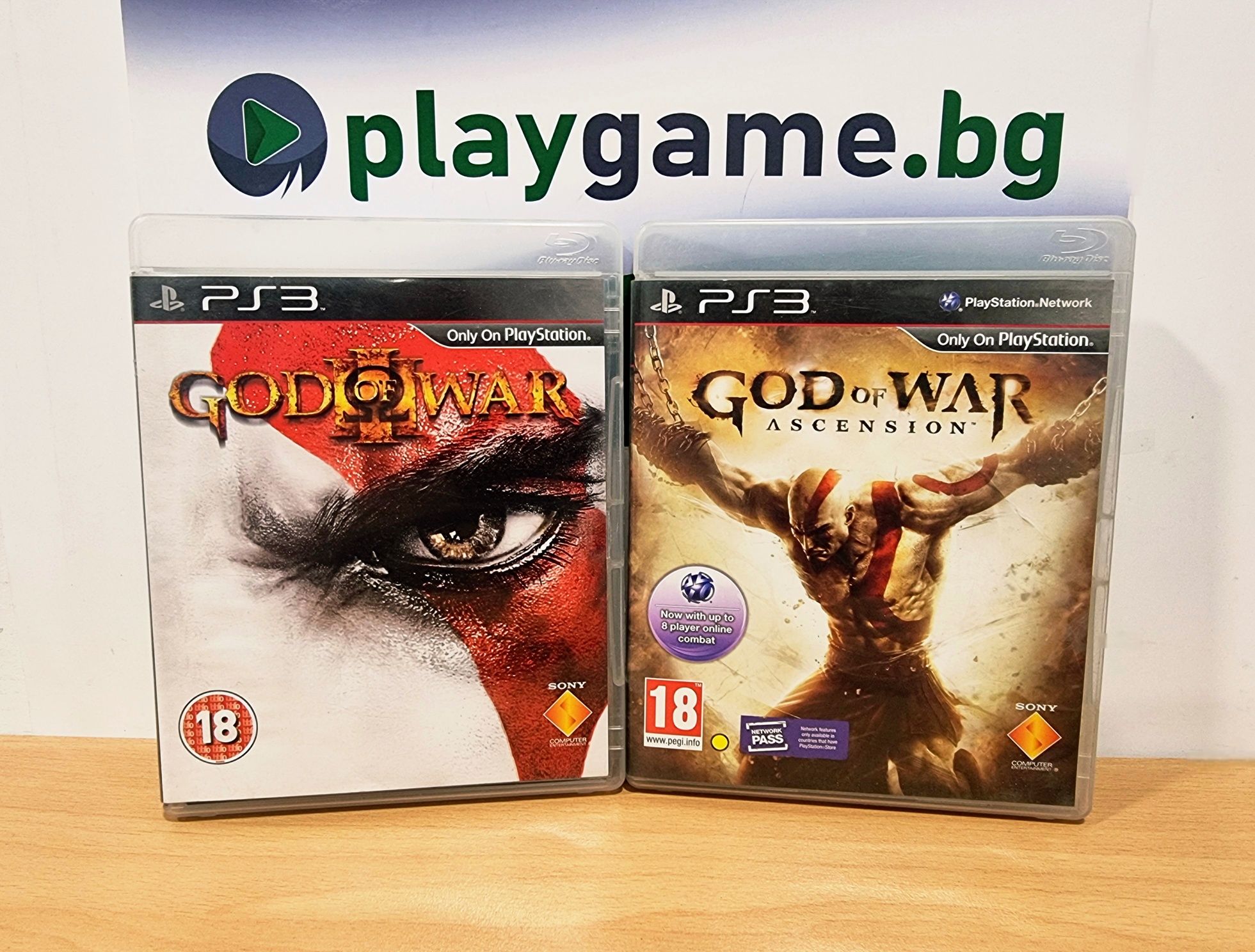 Игра God of War 3 и God of War Ascension за PS3