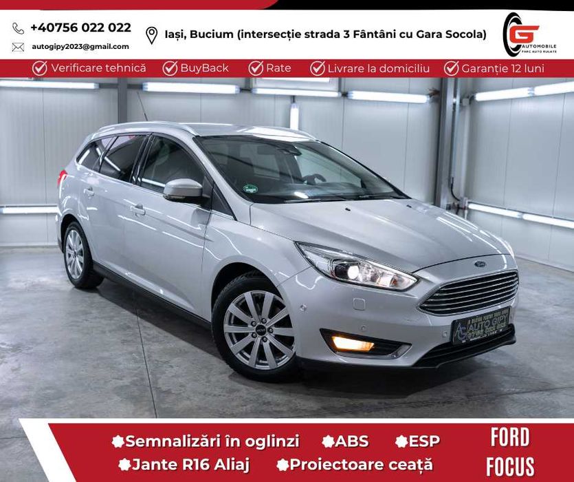 FORD FOCUS Fab2016Benzină Euro6Navi Xenon Climatronic Senzori Garanție