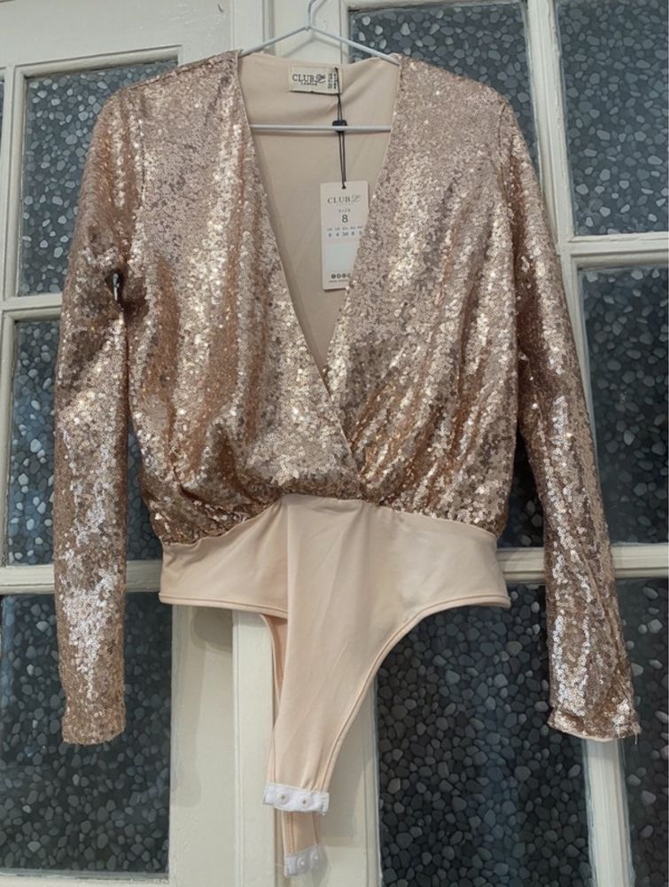 Bluza sequin, tip body