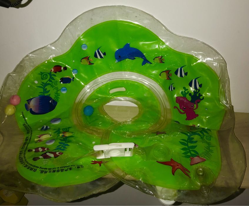 Colac de gât pentru bebeluși, culoarea verde