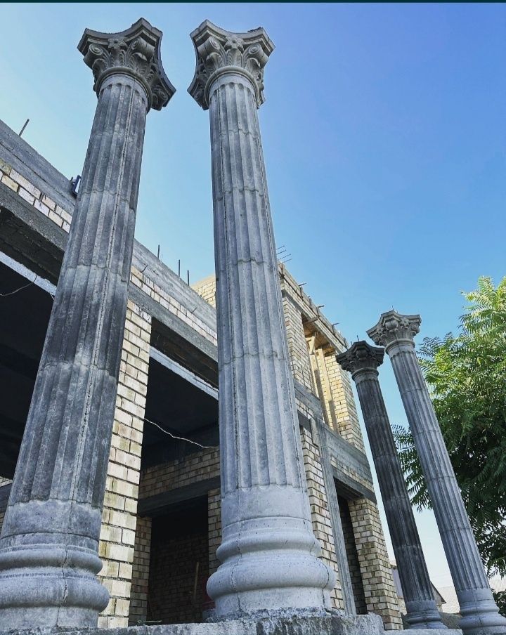 Rim ustunlari stilida ustunlar quyib beramiz
