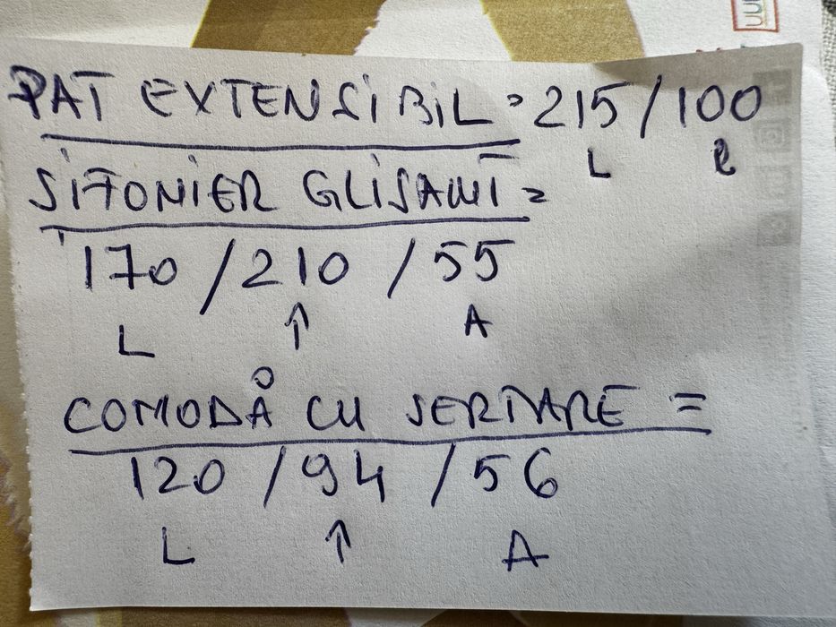 Mobila dormitor Super Calitate: Sifonier.Comoda.