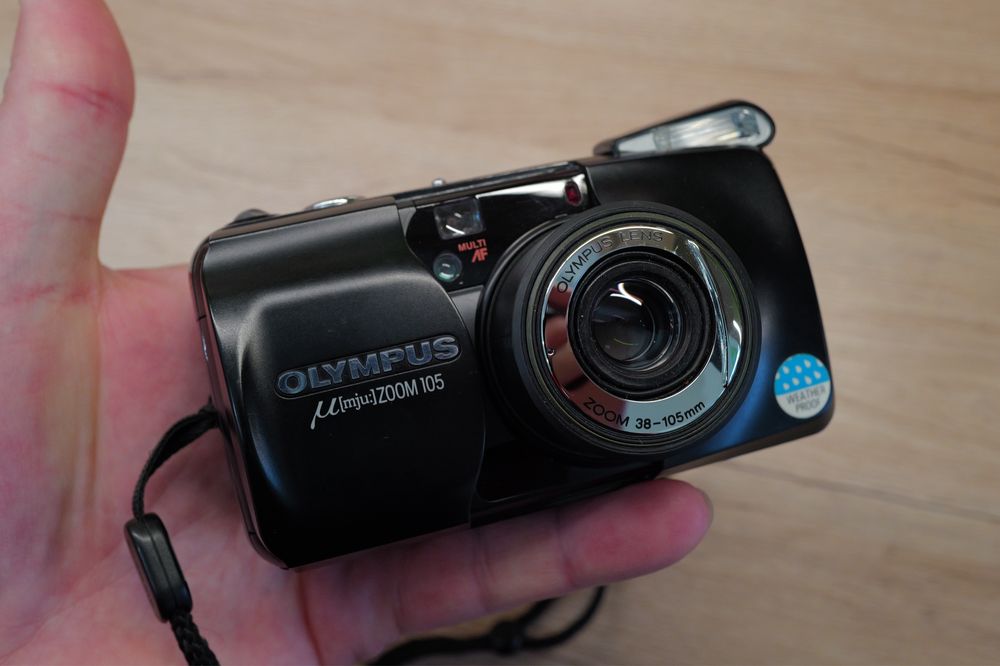Aparat foto Olympus Mju zoom 105 stare perfecta film point and shot