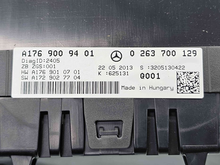 Ceas bord Mercedes Clasa A (W176) [Fabr 2012-2018] A1769009401