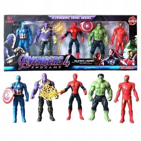 Set 5 figurine, Personaje Avengers, +3 ani, Multicolor