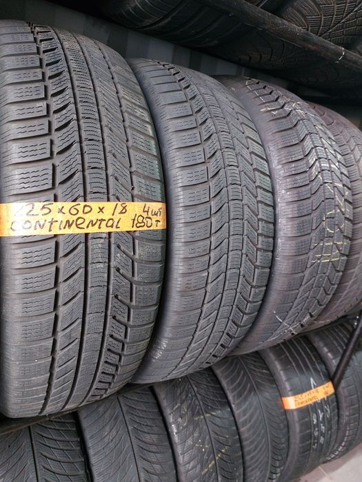 Продам резину 225/60/18 4шт.COBTINENTAL.В отличном состоянии 180000