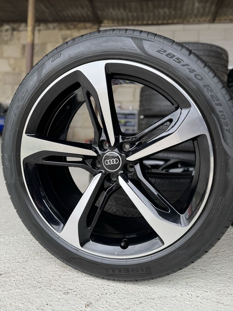 Jante Audi Q7 R21 Originale Audi Sport Pirelli de vara