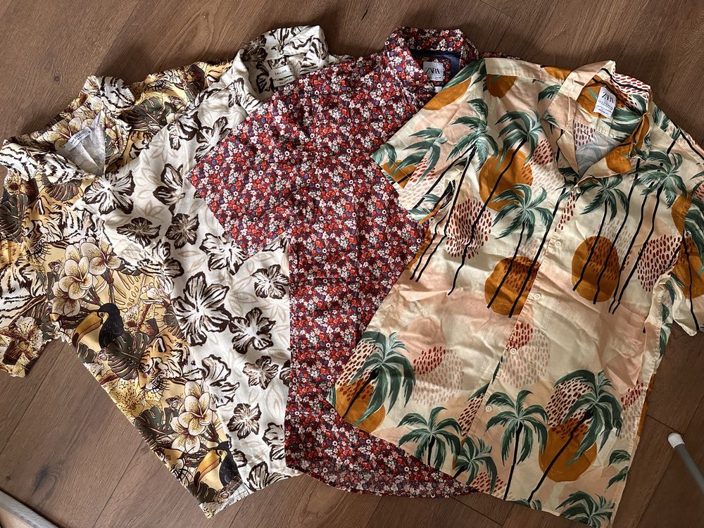 Мъжки плажни ризи zara