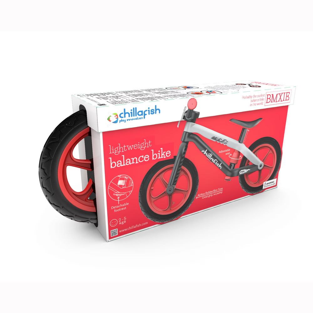 Bicicleta fara pedale Chillafish, BMXie-RS, Rosu