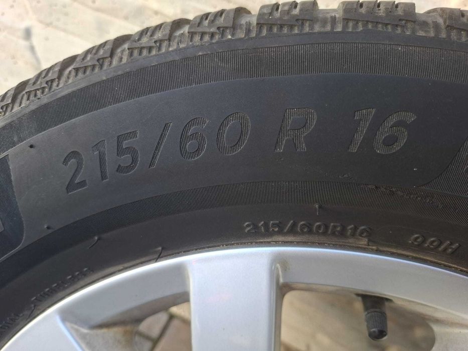 Jante VW.cu anvelope 215 65 16 Michelin iarna