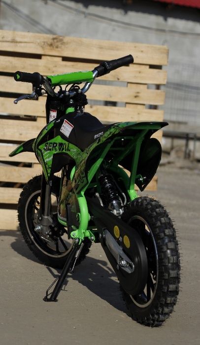 Mini motocicleta electrica NITRO Eco Serval 500W 10/10 #Verde