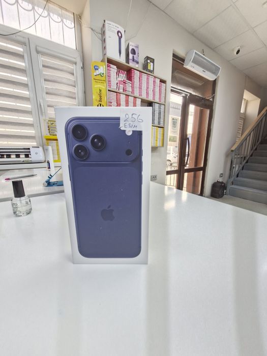 Iphone 17 pro max esim blue titanum