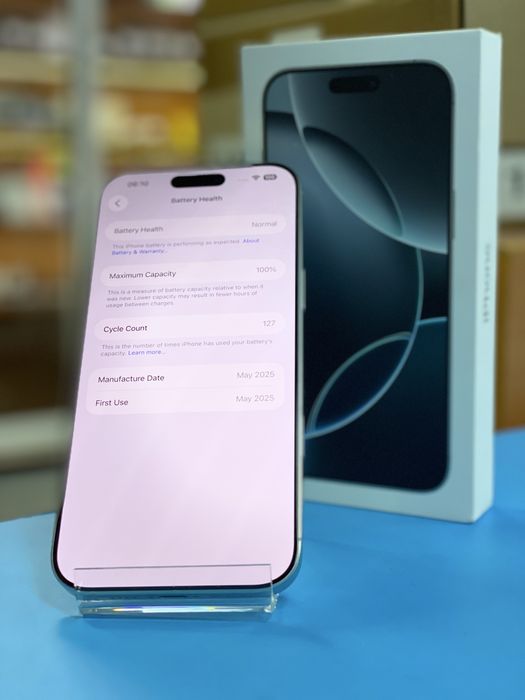 Apple iPhone 16 Pro Max 100% 256GB, Garantie 12 luni | Lensun