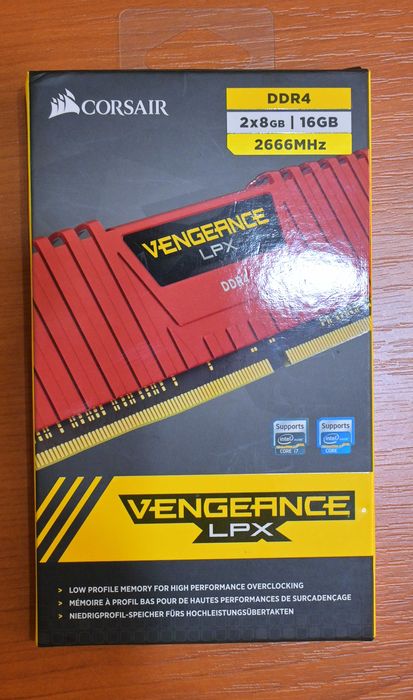 Corsair Vengeance LPX 16 GB DDR4 (2x8GB) Dual Channel 2666 MHz