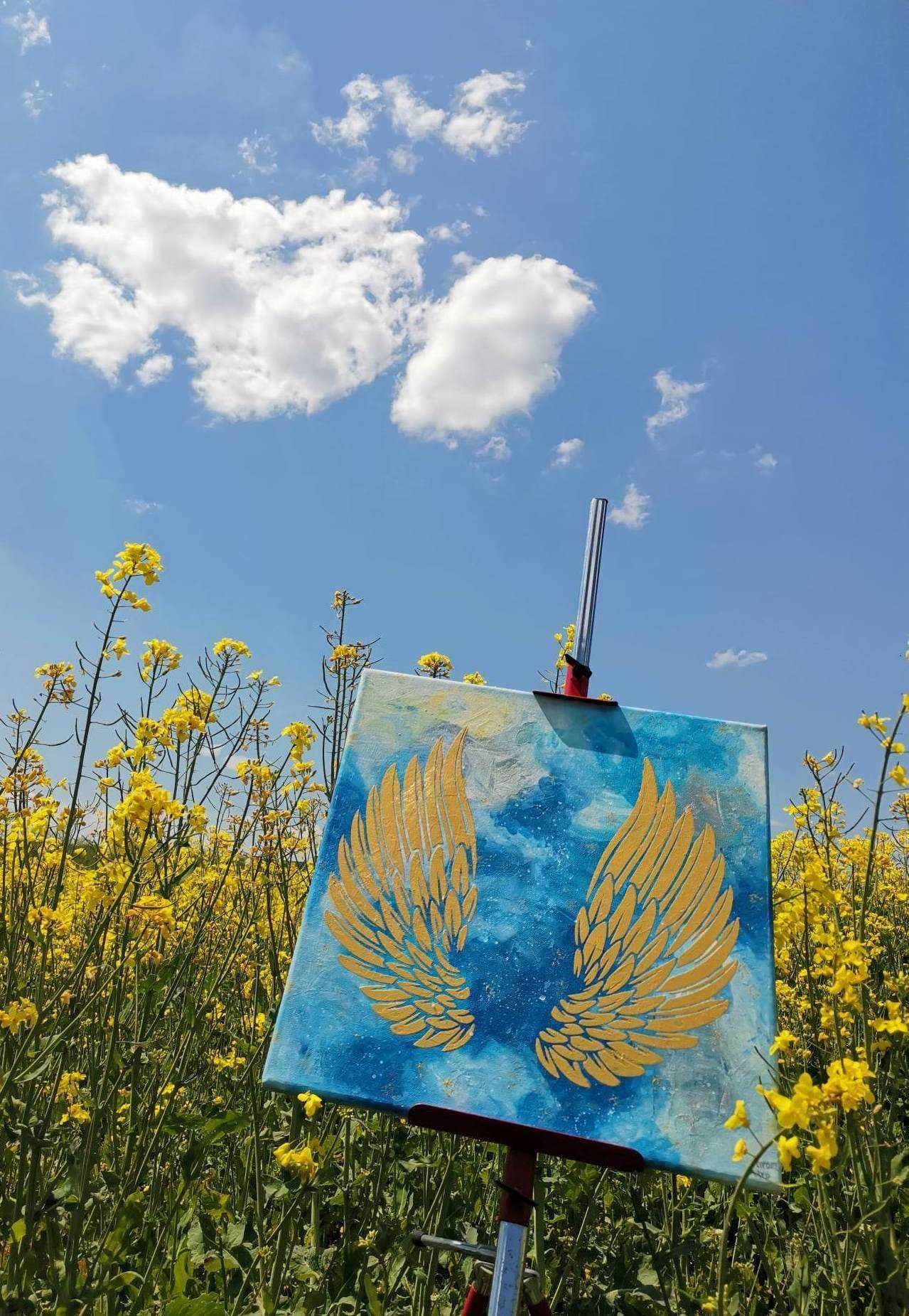 "Aripi de inger" - 40*40 cm