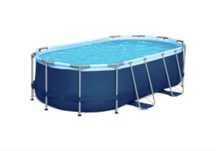 Piscina ovala 4,27 x 2,5 x 1 m
