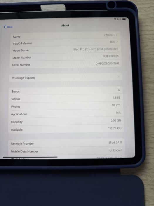 iPad Pro 11 inchi (generația a 2-a)