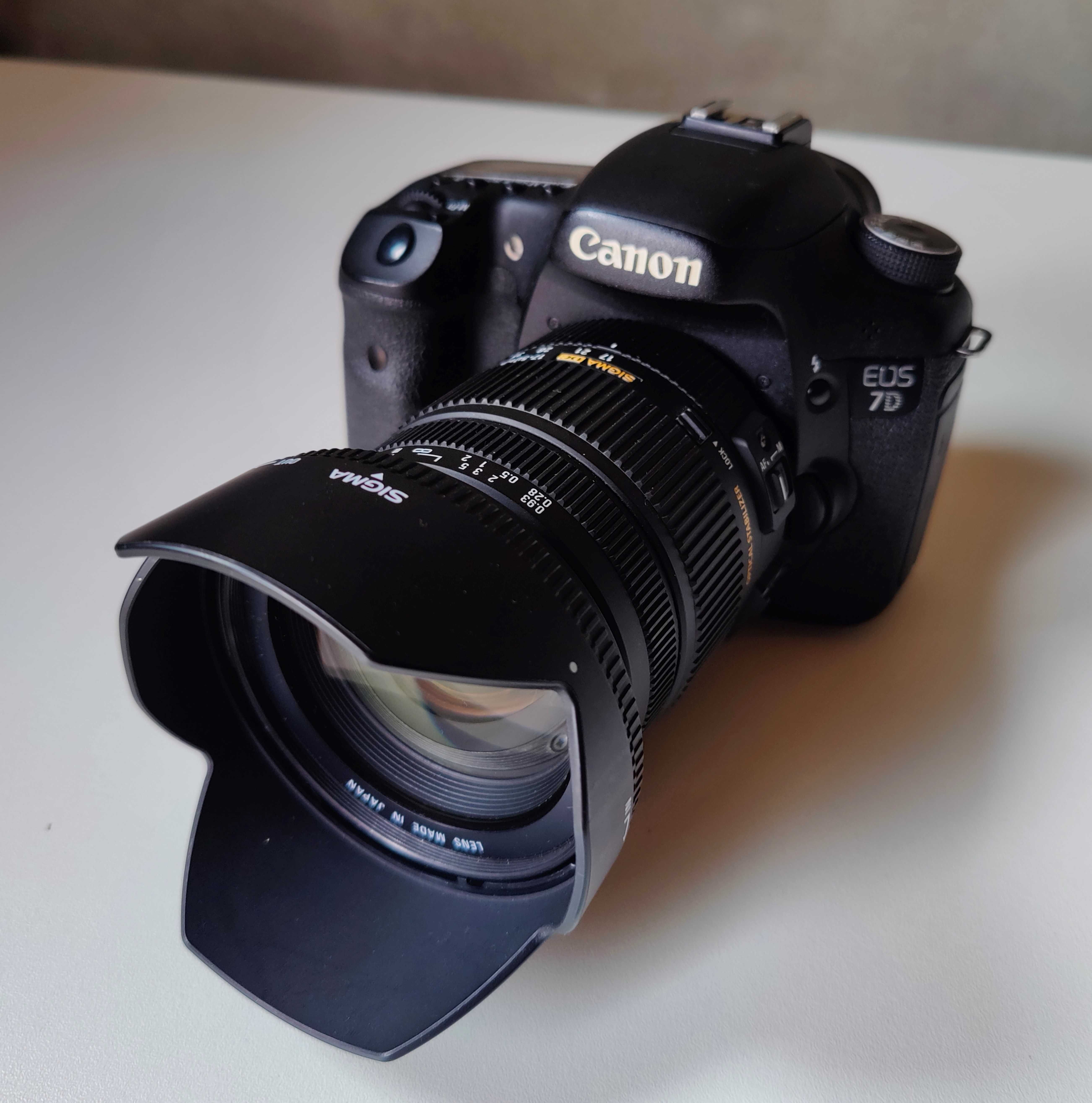 Canon 7D cu Sigma 17-50 2.8 stabilizare