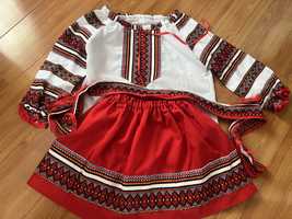 Costum traditional fetite 4-6 ani
