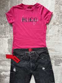 Дамски дънки и тениска HUGO