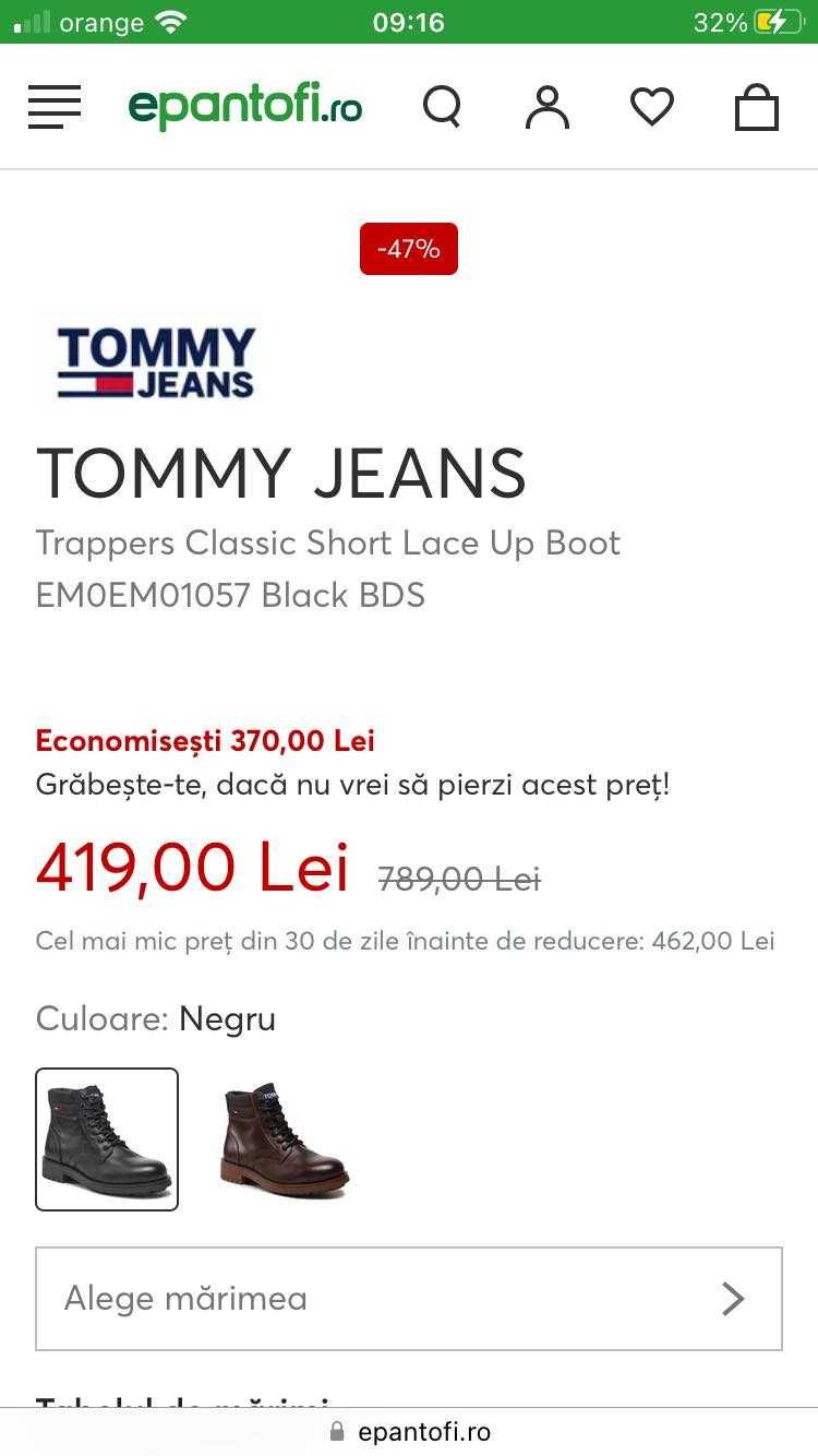 Ghete Tommy Hilfiger , 40