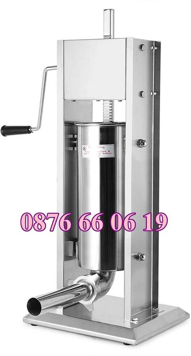 Професионална пълначка за месо 7 литра, две скорости с редуктор