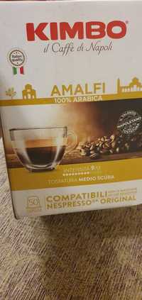 Кутия с 50 броя капсули кафе Kimbo Amalfi, 100% съвместими с Nespresso