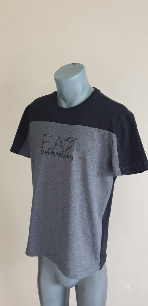 Emporio Armani EA7 Cotton Mens Size L ОРИГИНАЛ! Мъжка Тениска!