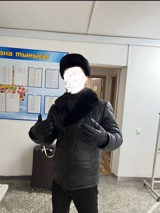 Норка куртка сатылады қасына норка бас киімімен