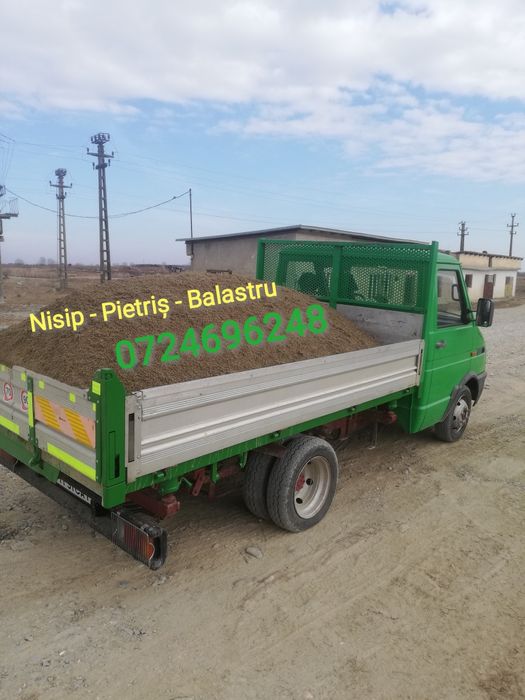 Nisip , pietriș , balastru , piatră concasată