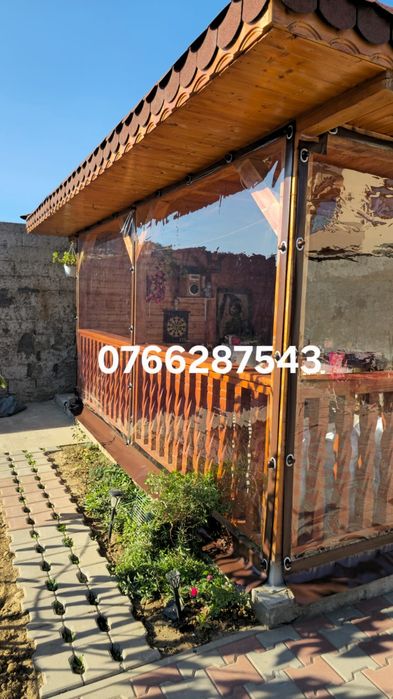 Închideri terase cu folie transparenta