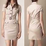 Рокля BURBERRY стил сафари, размер XS-S
