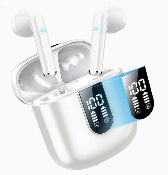 SIGILAT Casti LED Wifi Earbuds - PROMO 34% /Charging Case-fast / 30 h